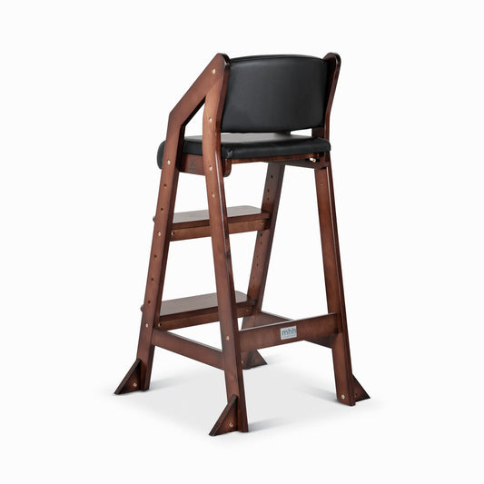 Dine and Grow - Walnut and Black Breakfast Bar Stool