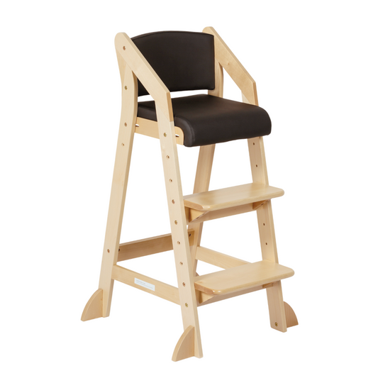 Dine and Grow - Black & Varnish Breakfast Bar Stool
