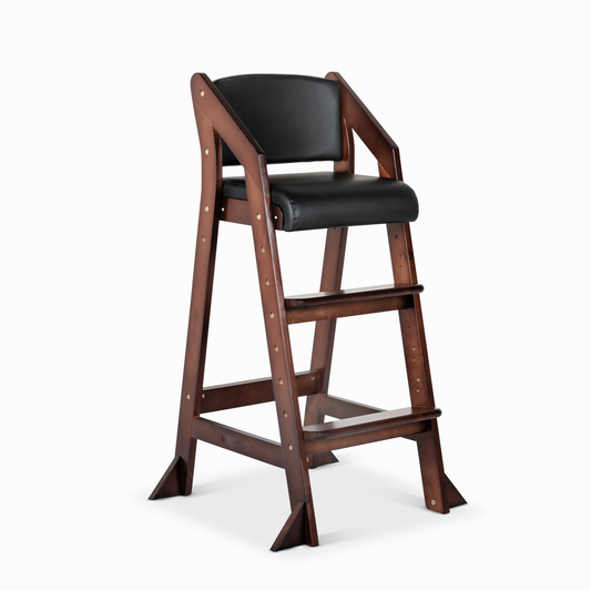 Dine and Grow - Walnut and Black Breakfast Bar Stool